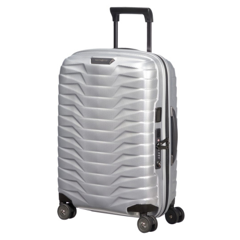 Samsonite Kabinový cestovní kufr Proxis EXP S 38/44 l - stříbrná