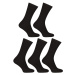 5PACK socks Nedeto high bamboo black