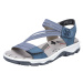 Rieker Remienkové sandále  dymovo modrá / modrosivá / biela