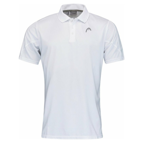 Head Club 22 Tech Polo Shirt Men White Tenisové tričko