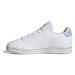 Dievčenská rekreačná obuv ADIDAS Advantage Moana cloud white semi impact orange blue dawn