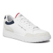 Tommy Hilfiger Sneakersy Th Basket Core Lth Mix Ess FM0FM05058 Biela