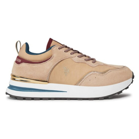 U.S. Polo Assn. Sneakersy SOFIA002B Béžová