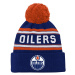 Edmonton Oilers detská zimná čiapka Jacquard Cuffed Knit With Pom