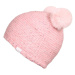 Lewro TRIXIE Dievčenská pletená čiapka, ružová, veľkosť