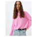 Koton Basic Knitted Sweater Round Neck Long Sleeve Regular Fit