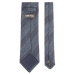 John & Paul Tmavo modrá pruhovaná kravata John & Paul z ľanu, vlny a hodvábu