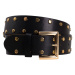 Black women's belt with buckle OCH BELLA