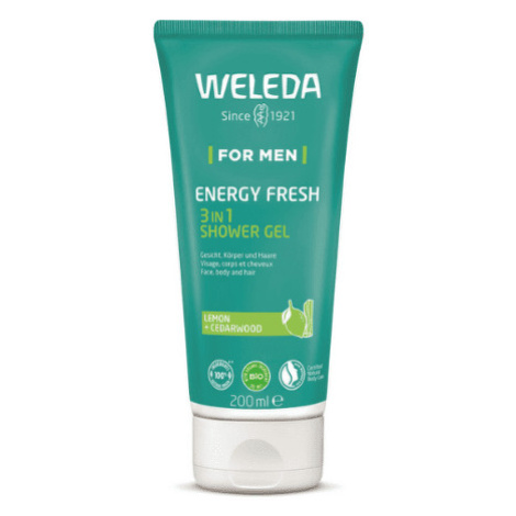WELEDA For men energy fresh 3in1 citrón 200 ml