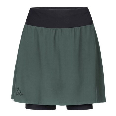 Hannah LIS SKIRT Dámska športová sukňa, tmavo zelená, veľkosť