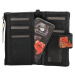 Micmacbags Masterpiece Dámska kožená peňaženka - čierna