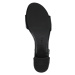 TAMARIS Remienkové sandále  čierna