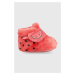 Topánky pre bábätká UGG červená farba