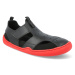 Barefoot sandále Blifestyle - Gerenuk velcro schwarz čierne