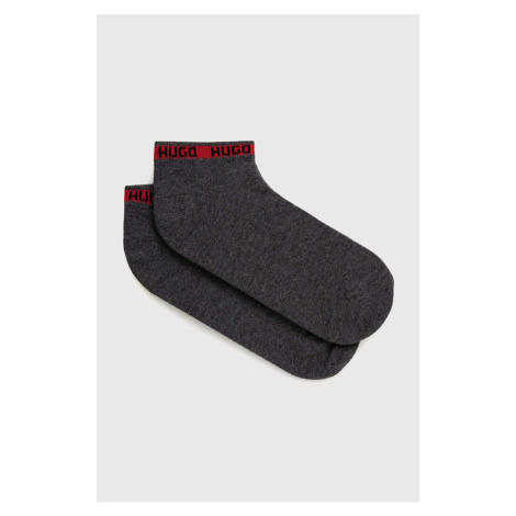Ponožky HUGO pánske,šedá farba,50477874 Hugo Boss