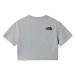 Top The North Face Crop T Grey