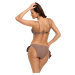 SVETLOHNEDÉ PUSH-UP BIKINY S KVETINOVÝM LEMOM FRANCES TRIPOLI M-529 (1)