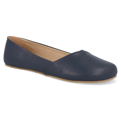 Barefoot dámske baleríny Shapen - Peony Navy modré