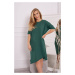 Oversize dress dark green