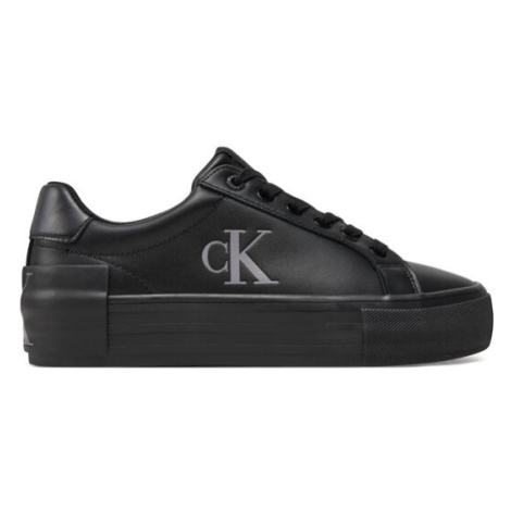 Calvin Klein Jeans Sneakersy Vulc Flatform YW0YW01613 Čierna