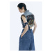 Trendyol X Zeynep Tosun Blue Print detailná džínsová vesta