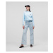 Džínsy Karl Lagerfeld Wide Leg Denim Pants Modrá