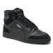 Puma Sneakersy Shuffle Mid Fur 387609 01 Čierna
