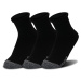 Unisex sports socks Under Armour HeatGear Quarter 3pk