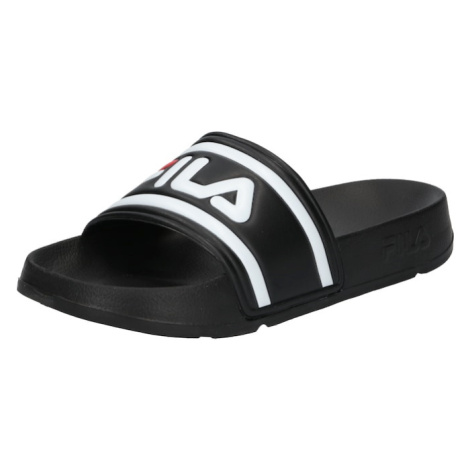 FILA Plážové / kúpacie topánky 'Morro Bay'  červená / čierna / biela