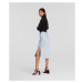 Sukňa Karl Lagerfeld Karl Charm Soft Skirt Cashmere Blue