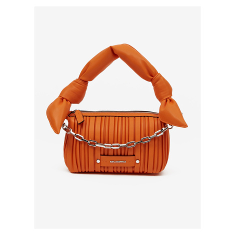 Orange Ladies Handbag KARL LAGERFELD Kushion Knotted - Women