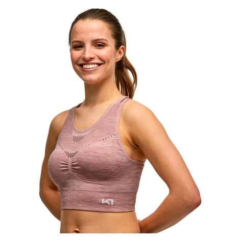 Women's sports bra Kari Traa Ness - pink, XS/S