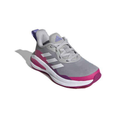 Detská športová obuv (tréningová) ADIDAS FortaRun grey two cloud white shock pink