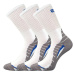 VOXX Trim ponožky biele 3 páry 100658