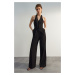 Trendyol Limited Edition Black Sleeveless Woven Jumpsuit