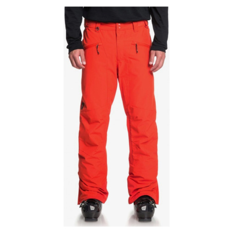 Quiksilver pánske snowboardové nohavice Boundry Farba: červená