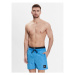 Calvin Klein Swimwear Plavecké šortky Medium Double Wb KM0KM00846 Modrá Regular Fit