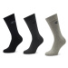 Converse Súprava 3 párov vysokých pánskych ponožiek E745H-3020 Farebná