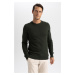 DEFACTO Regular Fit Crew Neck Sweater