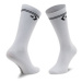 Converse Súprava 2 párov vysokých pánskych ponožiek E1025W-2020 r.43-46 Biela