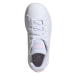 Dievčenská rekreačná obuv ADIDAS Advantage Court Jr cloud white clear pink clear pink