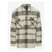 Brown-Beige Mens Checkered Shirt Jacket ONLY & SONS Cane - Men