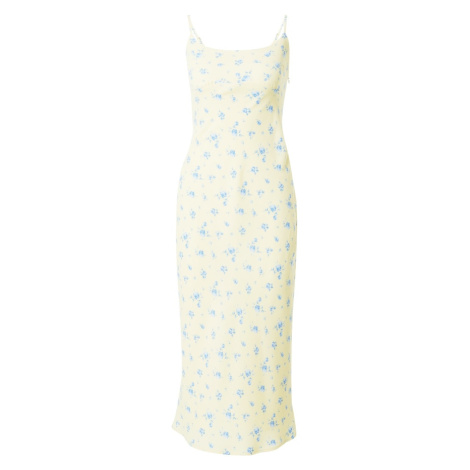 HOLLISTER Letné šaty  modrá / svetlomodrá / pastelovo žltá