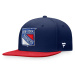 New York Rangers čiapka flat šiltovka core snapback cap