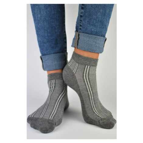 Pánske ponožky Noviti ST001 - bambus Sivá