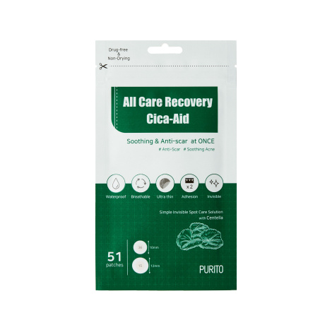 Purito All Care Recovery Cica-Aid 51 pcs / 3 sheets