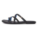 Tommy Hilfiger Šľapky Th Strap Flat Sandal FW0FW08067 Čierna