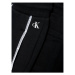 Calvin Klein Jeans Teplákové nohavice Logo Piping IB0IB00711 Čierna Regular Fit