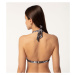 Aloha From Deer Woman's Dark Flowers Halter Neck Bikini Top BTH AFD523