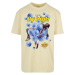 Psychadelic Oversize T-shirt soft yellow